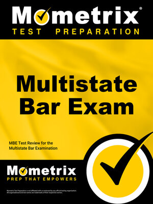 cover image of Multistate Bar Exam Success Strategies Study Guide